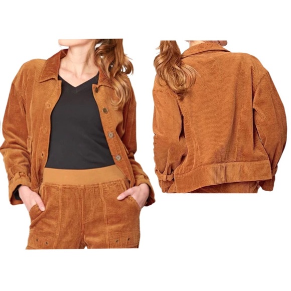 XCVI Tigard Relaxed Jacket in Golden Hubbard NWT!